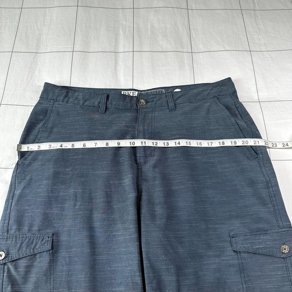 BKE Shorts Mens 34 Blue Hybrid Athletic Performance Board Casual Stretch Active - Picture 8 of 11